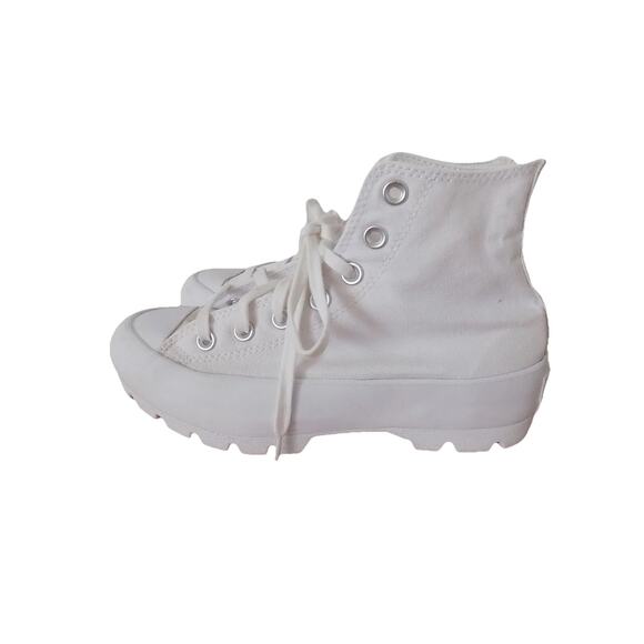 Converse All Star Chuck Taylor platform sneakers white size 7 - Picture 3 of 11